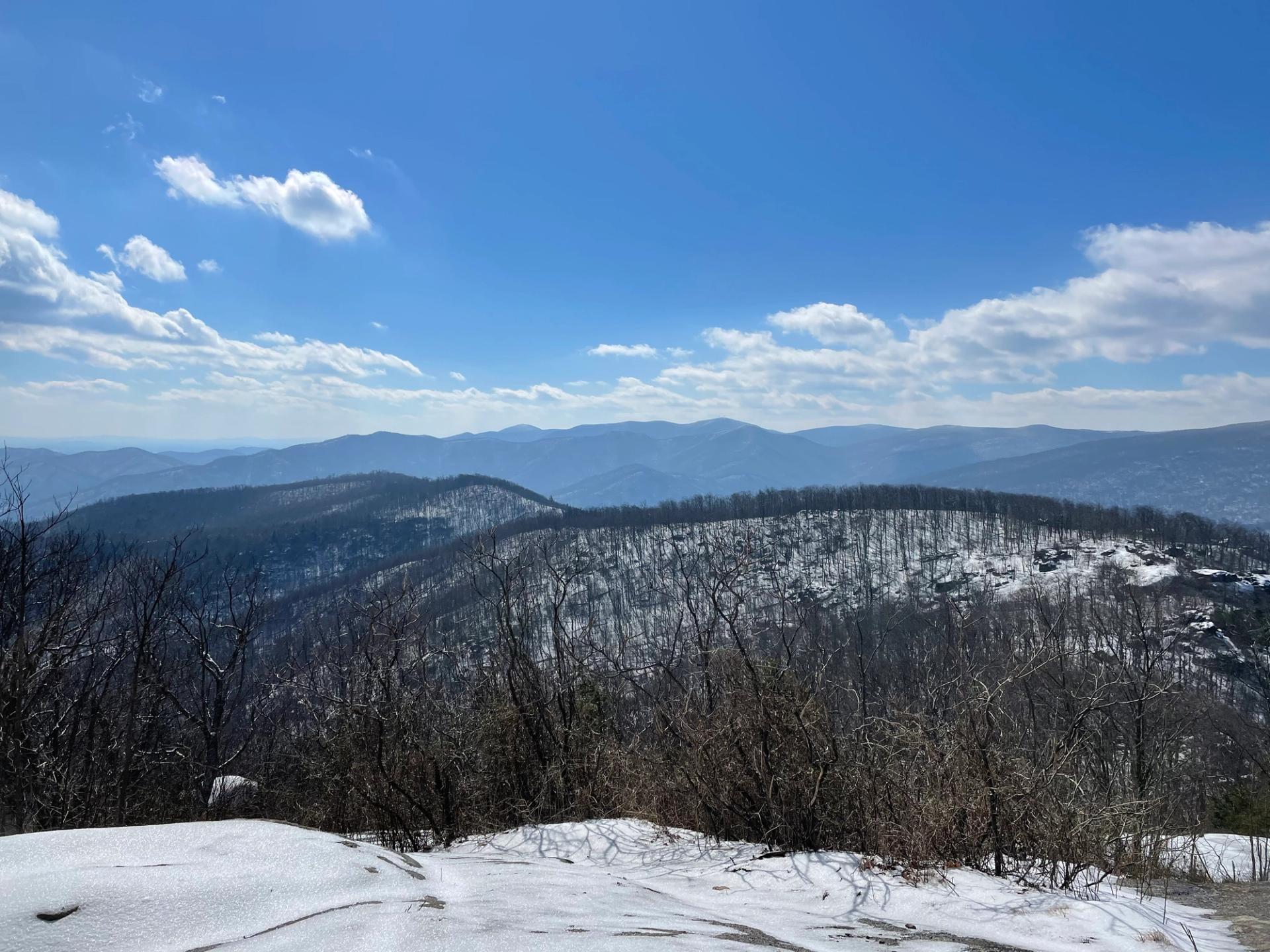 Views in Shenandoah on Old Rag.