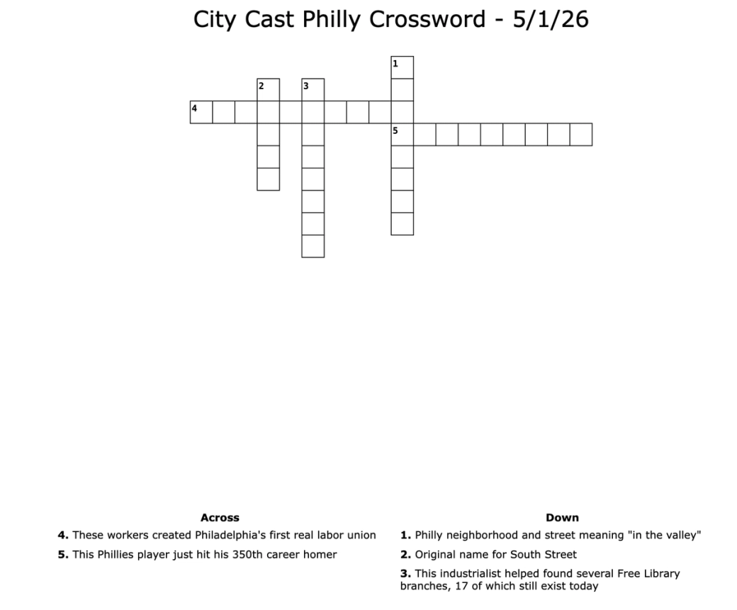 Crossword puzzle