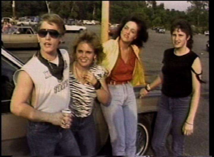 David Helvey, left, in the documentary Heavy Metal Parking Lot. (Courtesy of filmmakers)