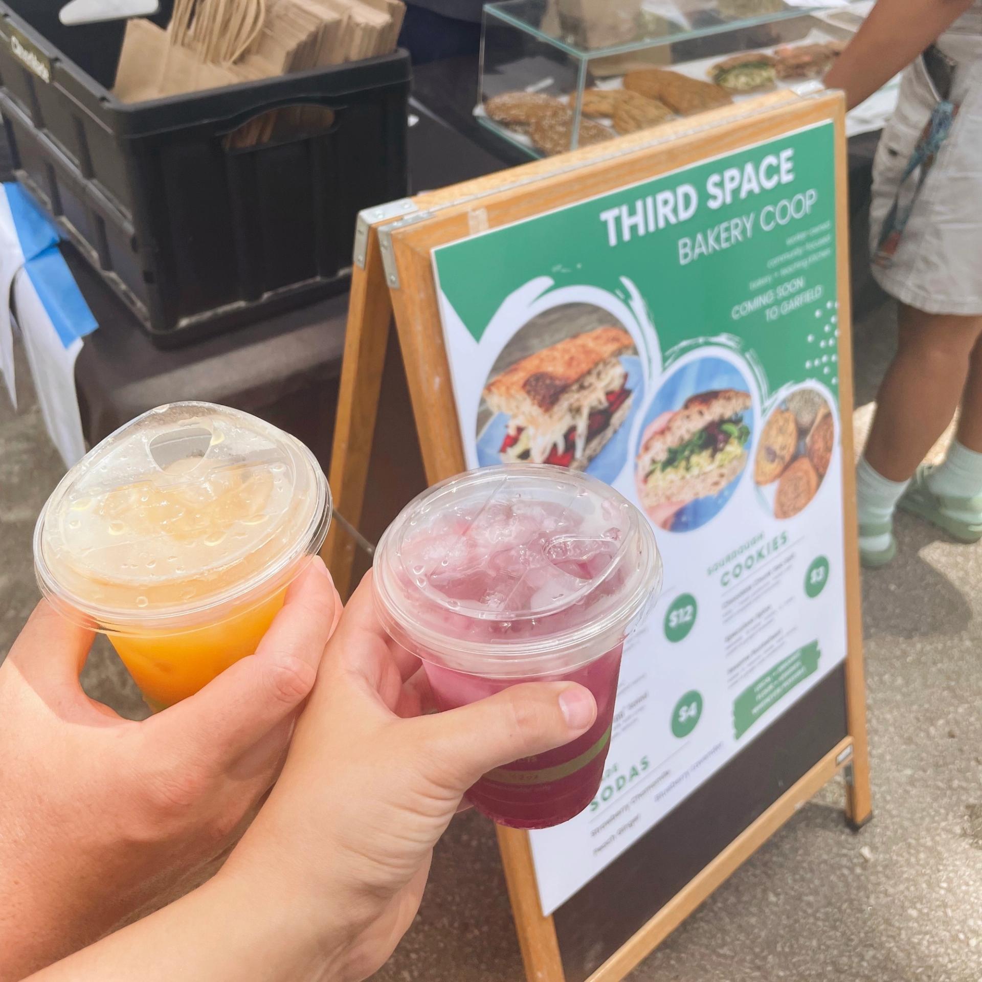 Homemade pop from Third Space Bakery at VegFest, 2023. (Francesca Dabecco / City Cast Pittsburgh)