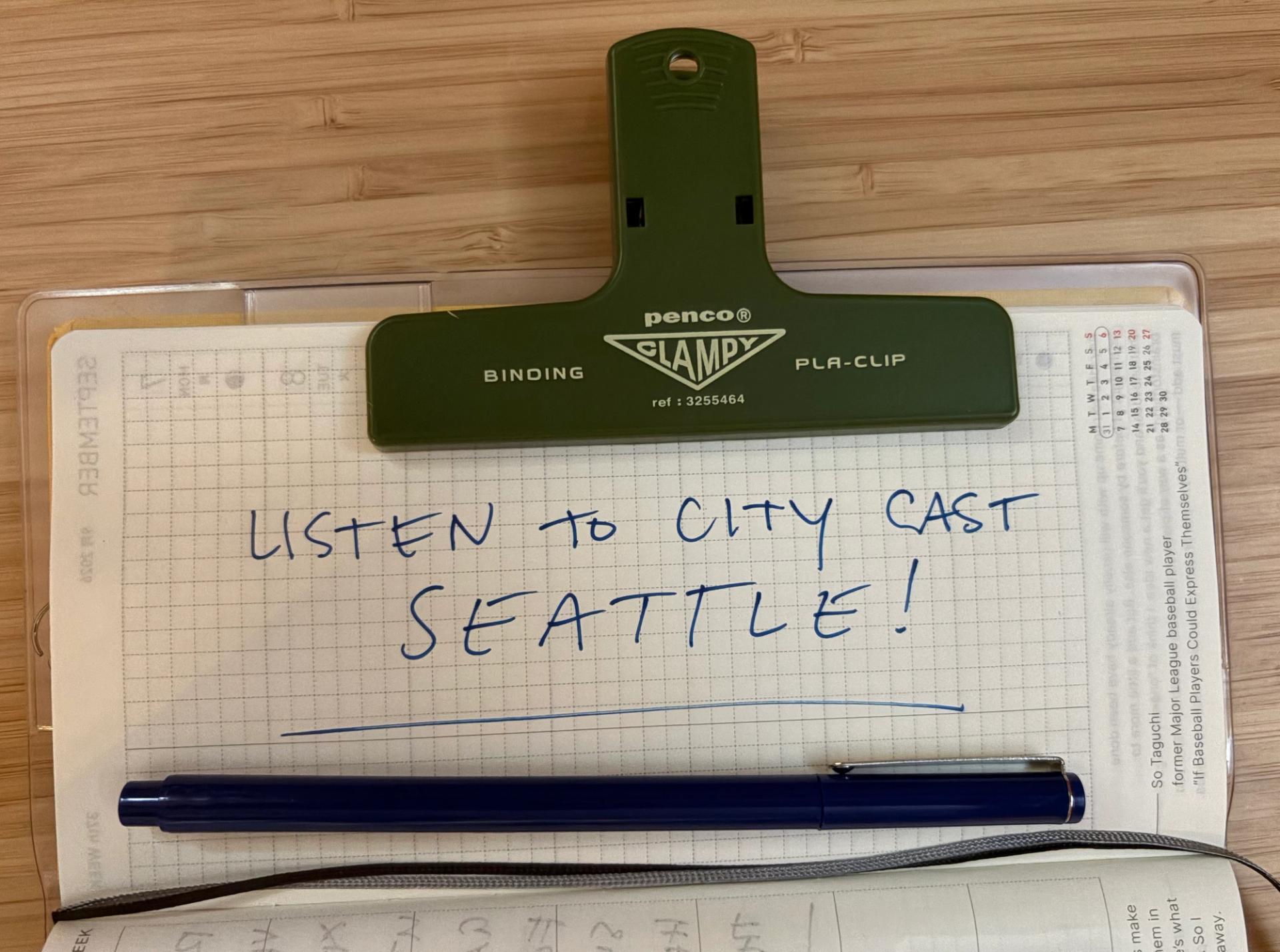 OMG who wrote that in my Hobonichi? (Ashley Smith / City Cast Seattle)