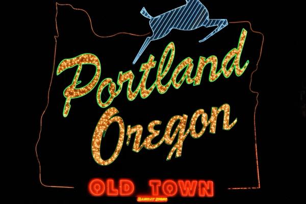 What's the Deal With the Portland Sign and the Red-Nosed Reindeer? image