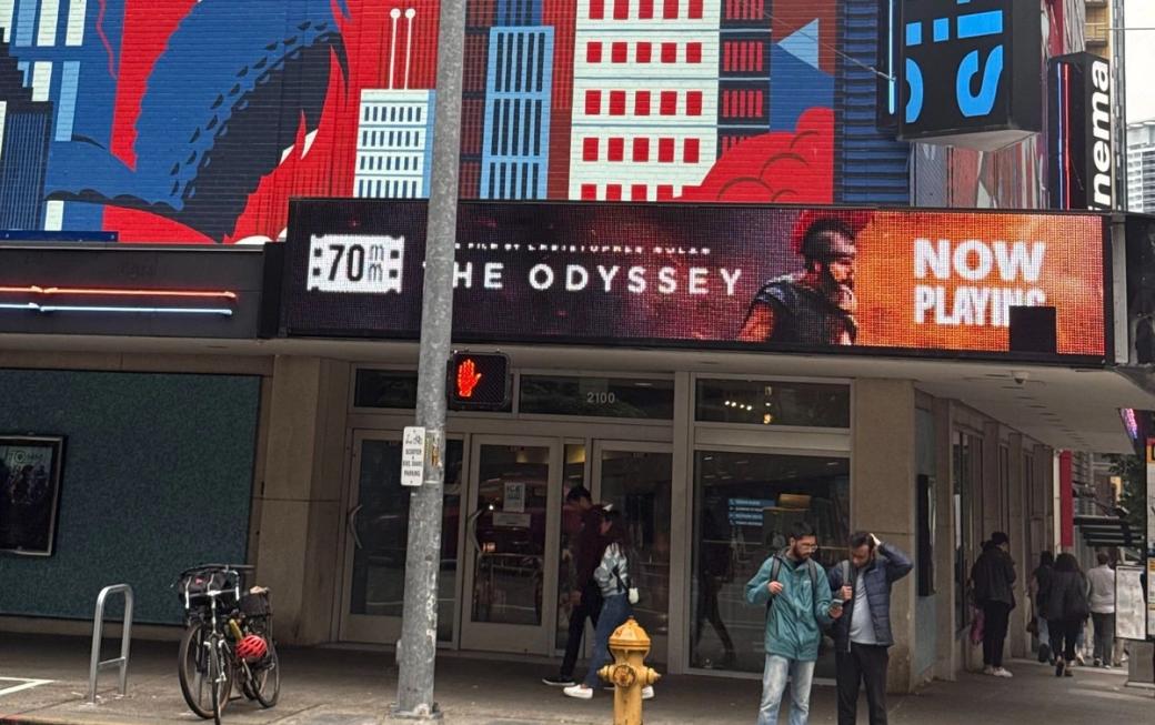 SIFF’s Union walked out just prior to the sold out 3pm screening of The Odyssey. (Liam Billingham / City Cast Seattle)