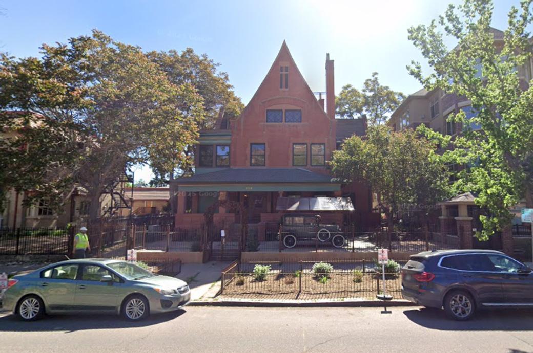 The historic Peabody-Whitehead Mansion at 1128 N. Grant St.