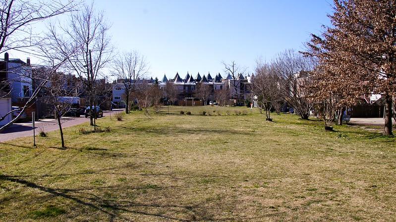 Crispus Attucks Park in winter.