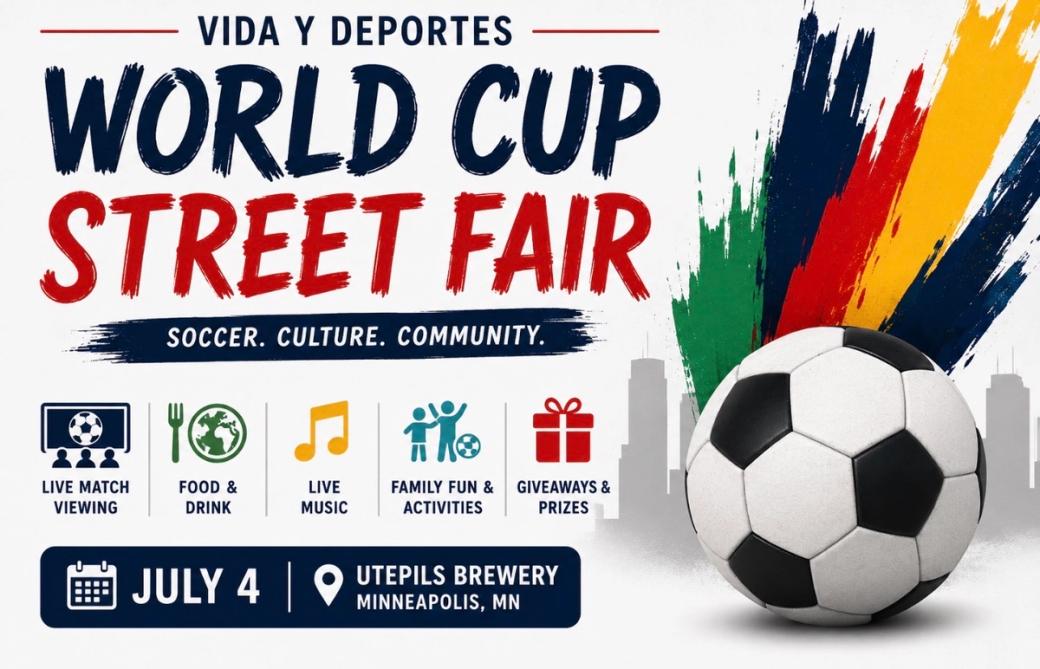 Display ad for World Cup Street Fair; July 4