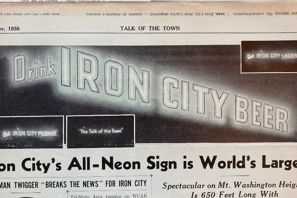 The Glowing History of Pittsburgh's Iron City Beer Sign image