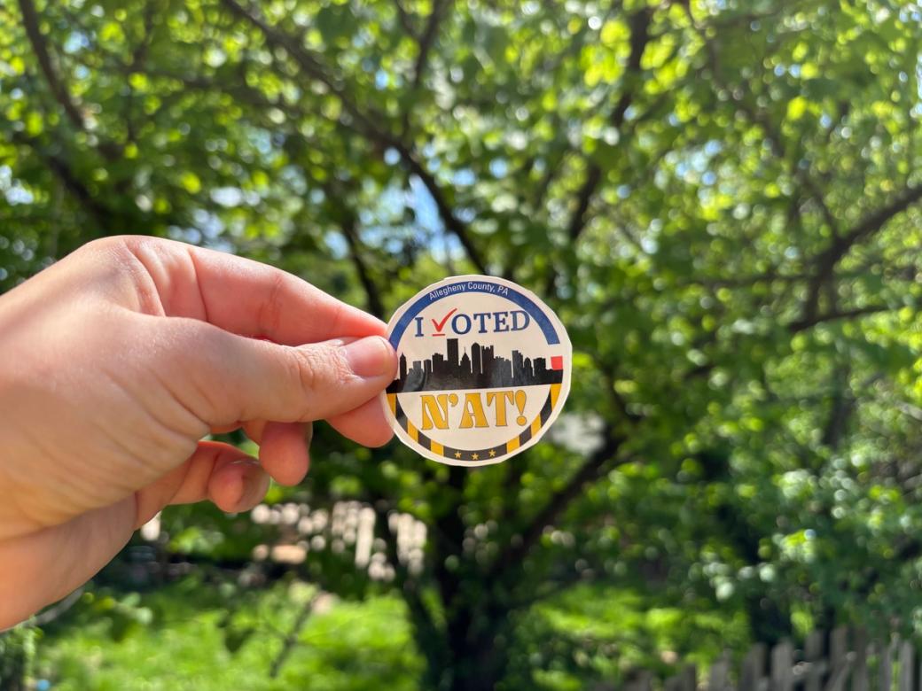 I voted n'at sticker