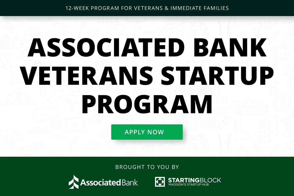 Display ad for StartingBlock; Associated Bank Veterans Cohort