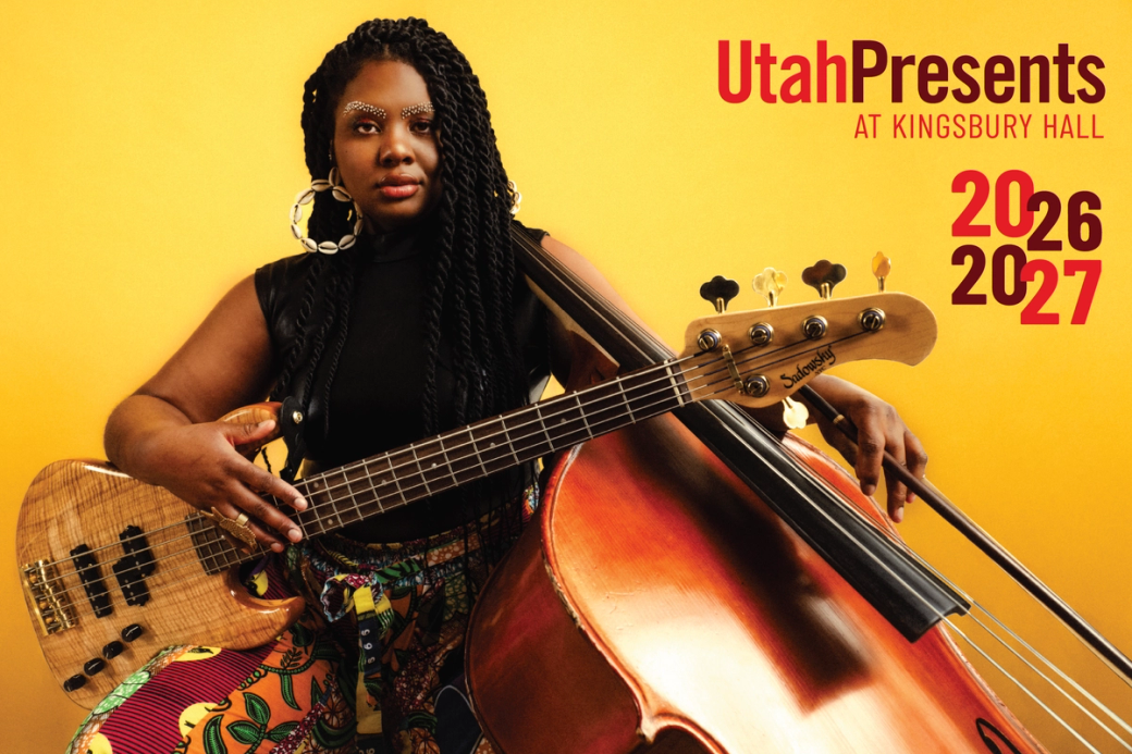 Display ad for UtahPresents at Kingsbury Hall