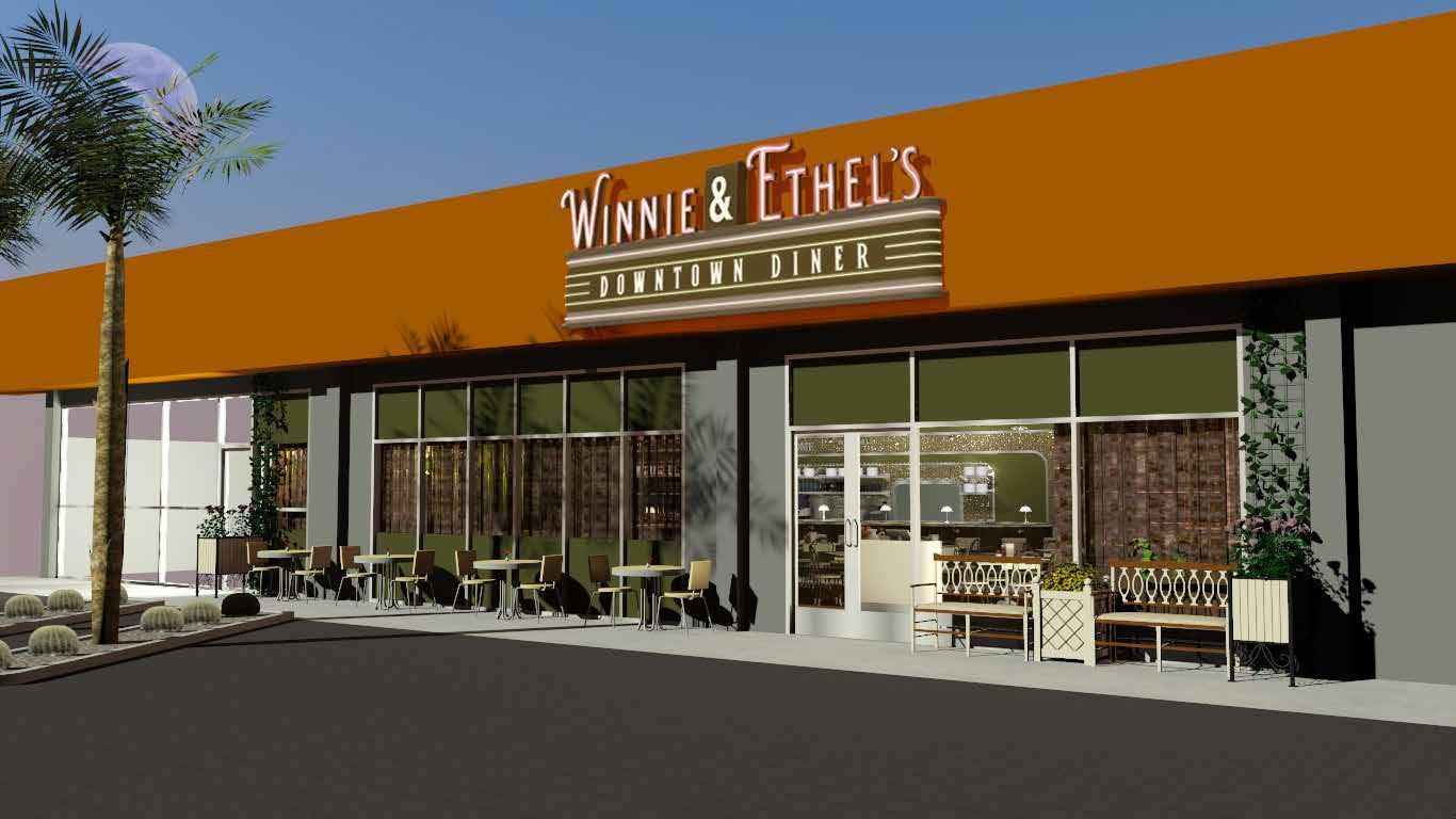 Rendering of a new diner.