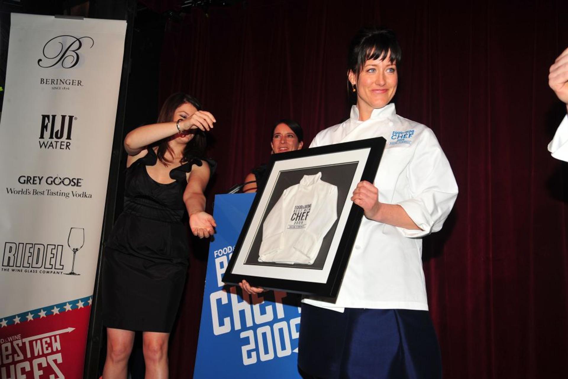 Gail Simmons, Chrsitina Grdovic and Naomi Pomeroy attend FOOD & WINE Magazine celebrates 2009 Best New Chefs at City Winery N.Y.C. on April 1, 2009
