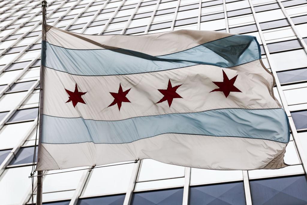 Chicago flag in 2022
