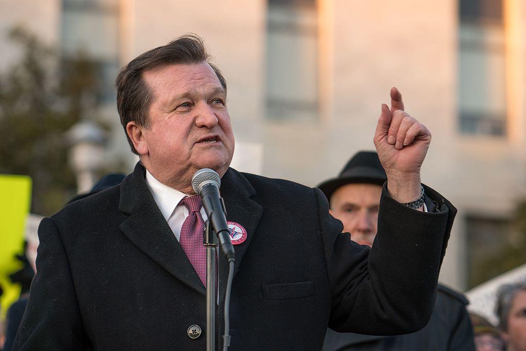 Michael D. Brown, DC shadow senator, Hands Off DC rally.
