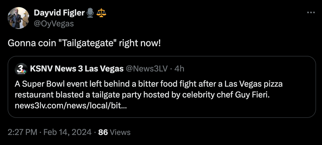 Photo of a tweet