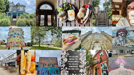A collage of Pittsburgh neighborhood photos. (Francesca Dabecco / City Cast Pittsburgh)
