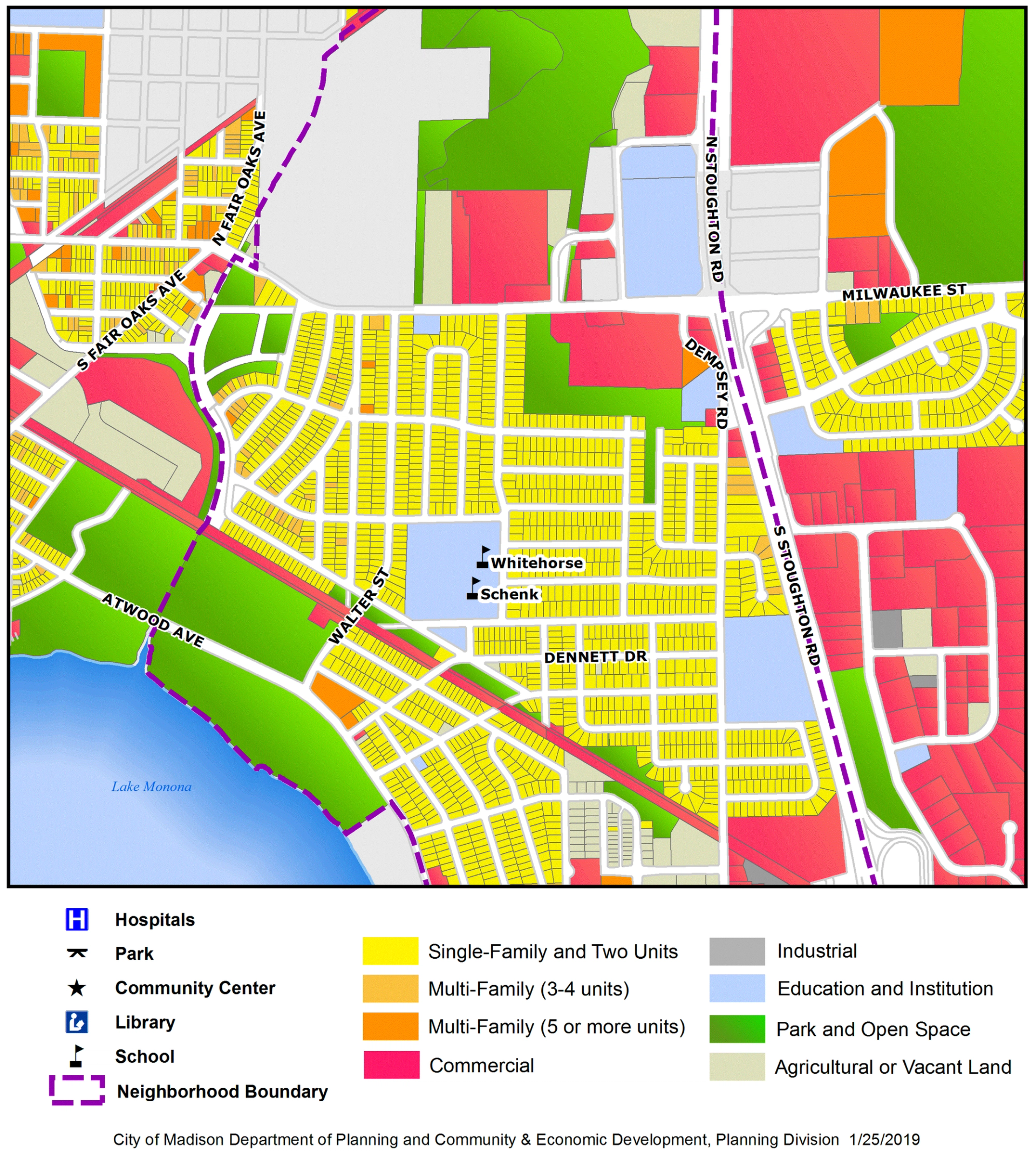 Neighborhood boundaries of Eastmorland