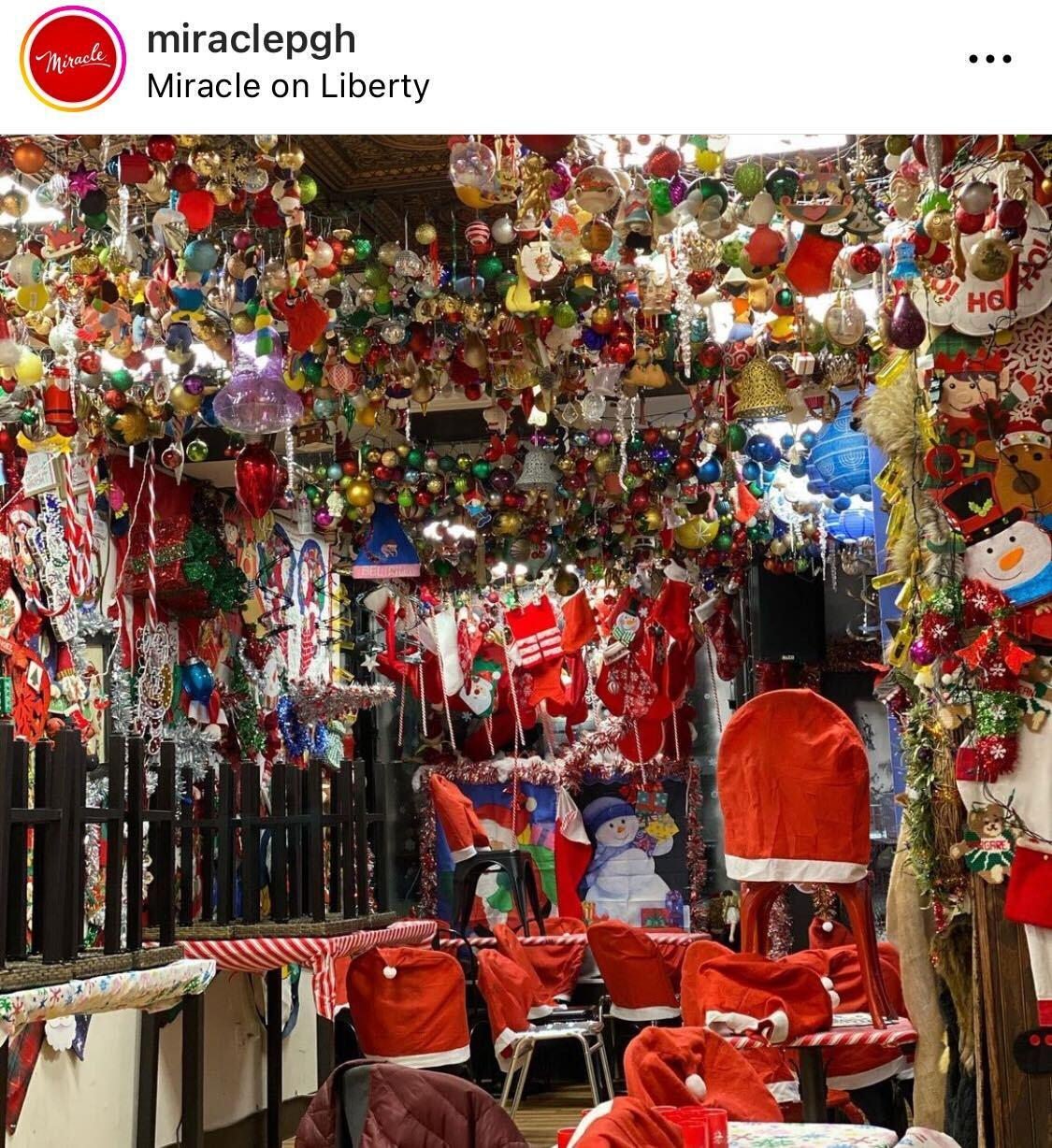 Drink and be merry at Miracle on Liberty. (@miraclepgh)