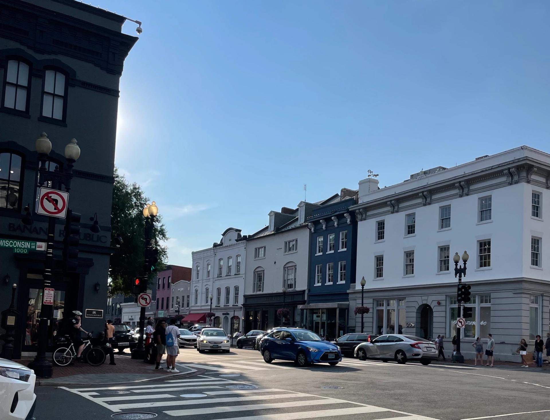 M Street in Georgetown. (Kaela Cote-Stemmermann/City Cast DC)