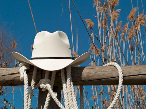 Stetson’s “Boss of the Plains” is considered the first modern cowboy hat. (josepponsa/Getty Images)