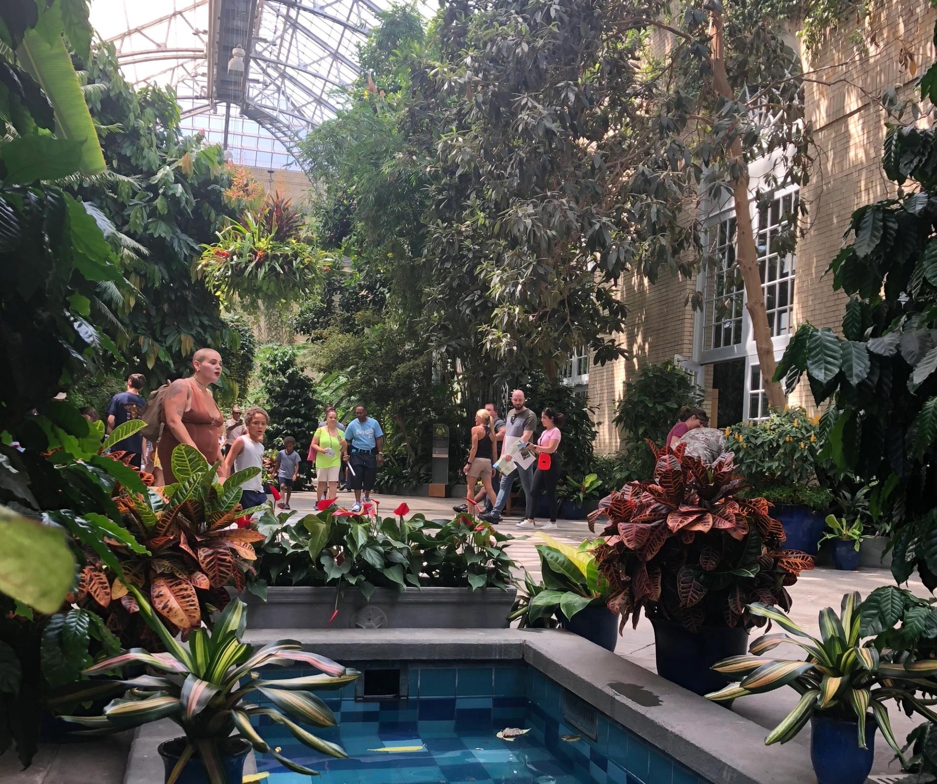 Entrance to the U.S. Botanical Garden.