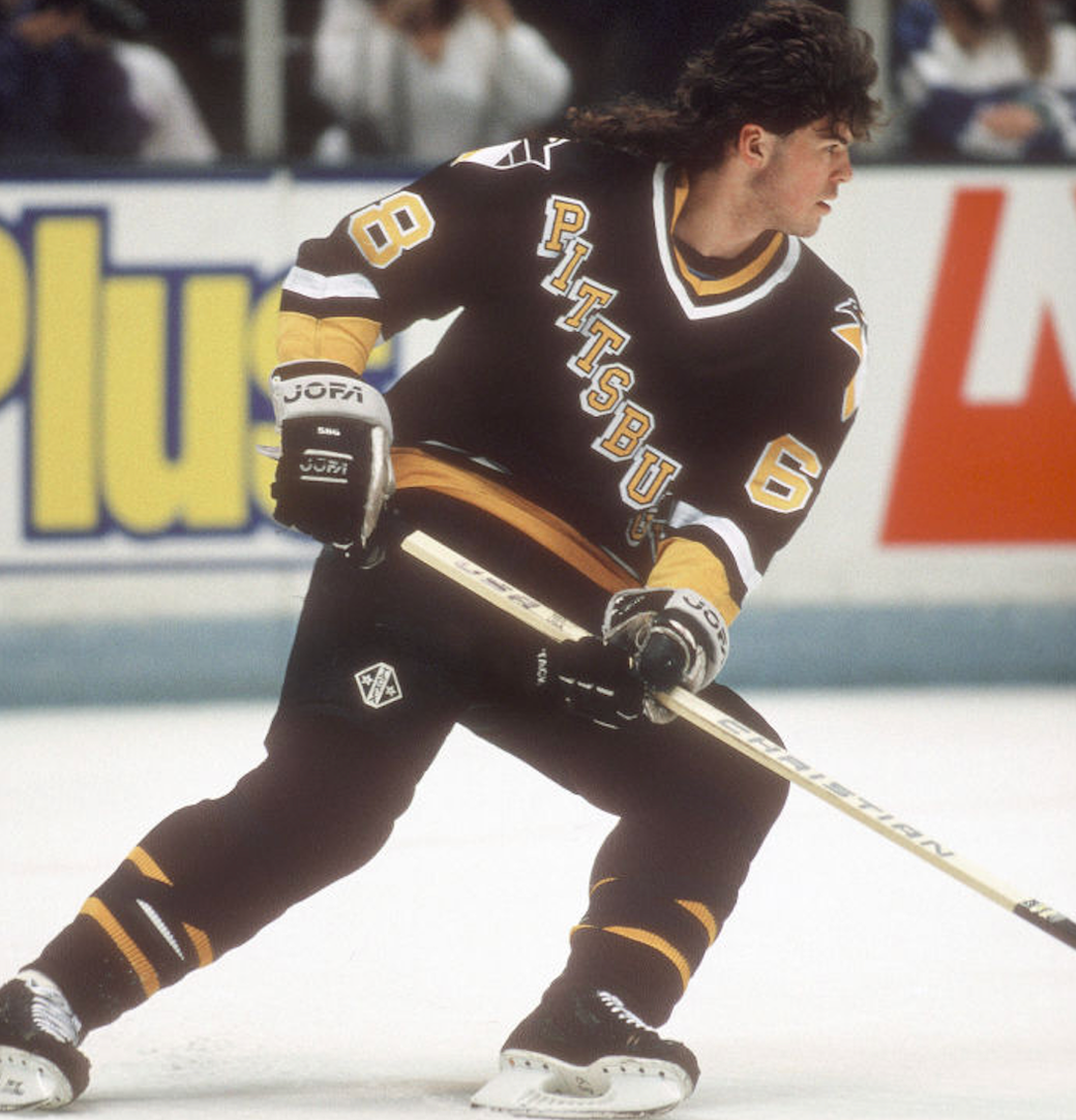 Jaromír Jágr of the Pittsburgh Penguins, circa 1990. (Focus on Sport / Getty)