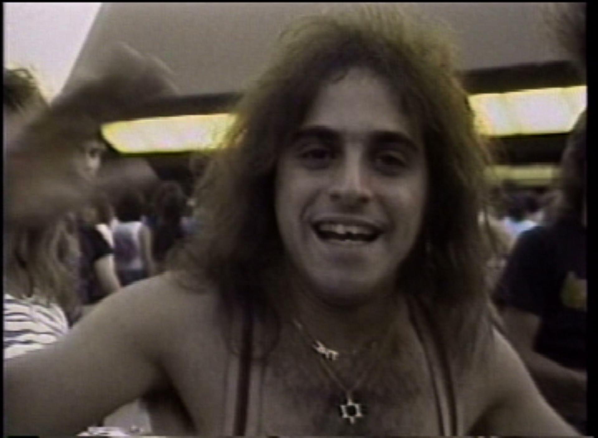 Z.Z. Ludwick, of Silver Spring, Md., in Heavy Metal Parking Lot. He says his image has appeared all over, from a mural in Nashville to telephone poles and even in Penthouse magazine. (Courtesy of filmmakers)