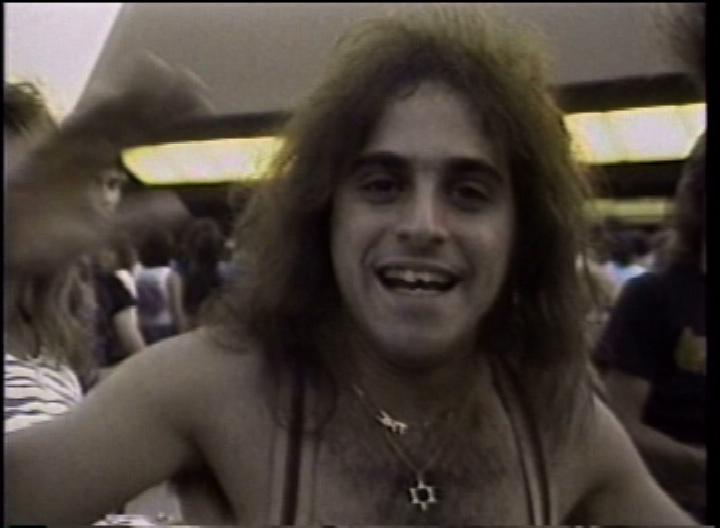 Z.Z. Ludwick, of Silver Spring, Md., in Heavy Metal Parking Lot. He says his image has appeared all over, from a mural in Nashville to telephone poles and even in Penthouse magazine. (Courtesy of filmmakers)