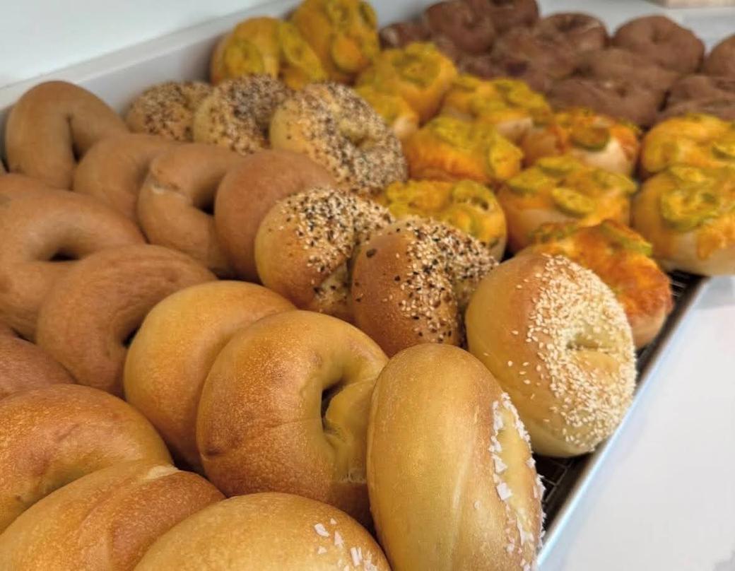 An array of bagels