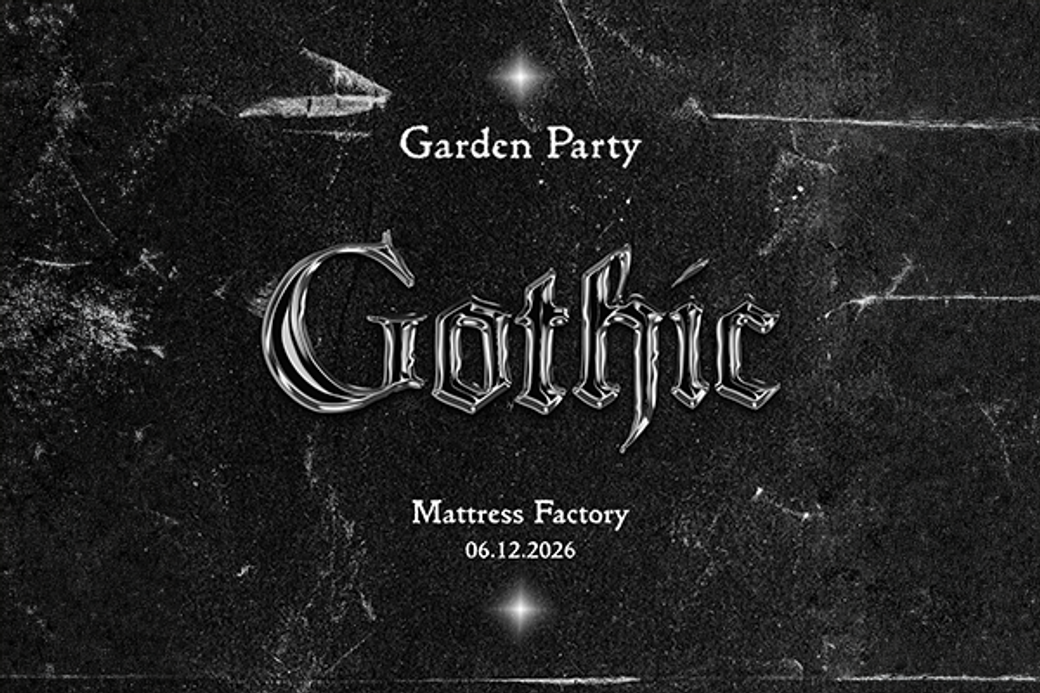 Display Ad: Mattress Factory Garden Party, 6/12/2026