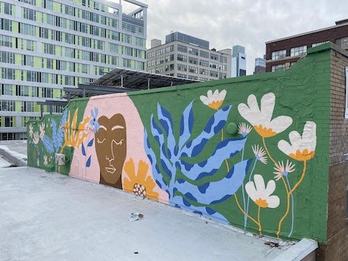 The Rail Park also has some hidden art. (Brittany Valentine/City Cast Philly)