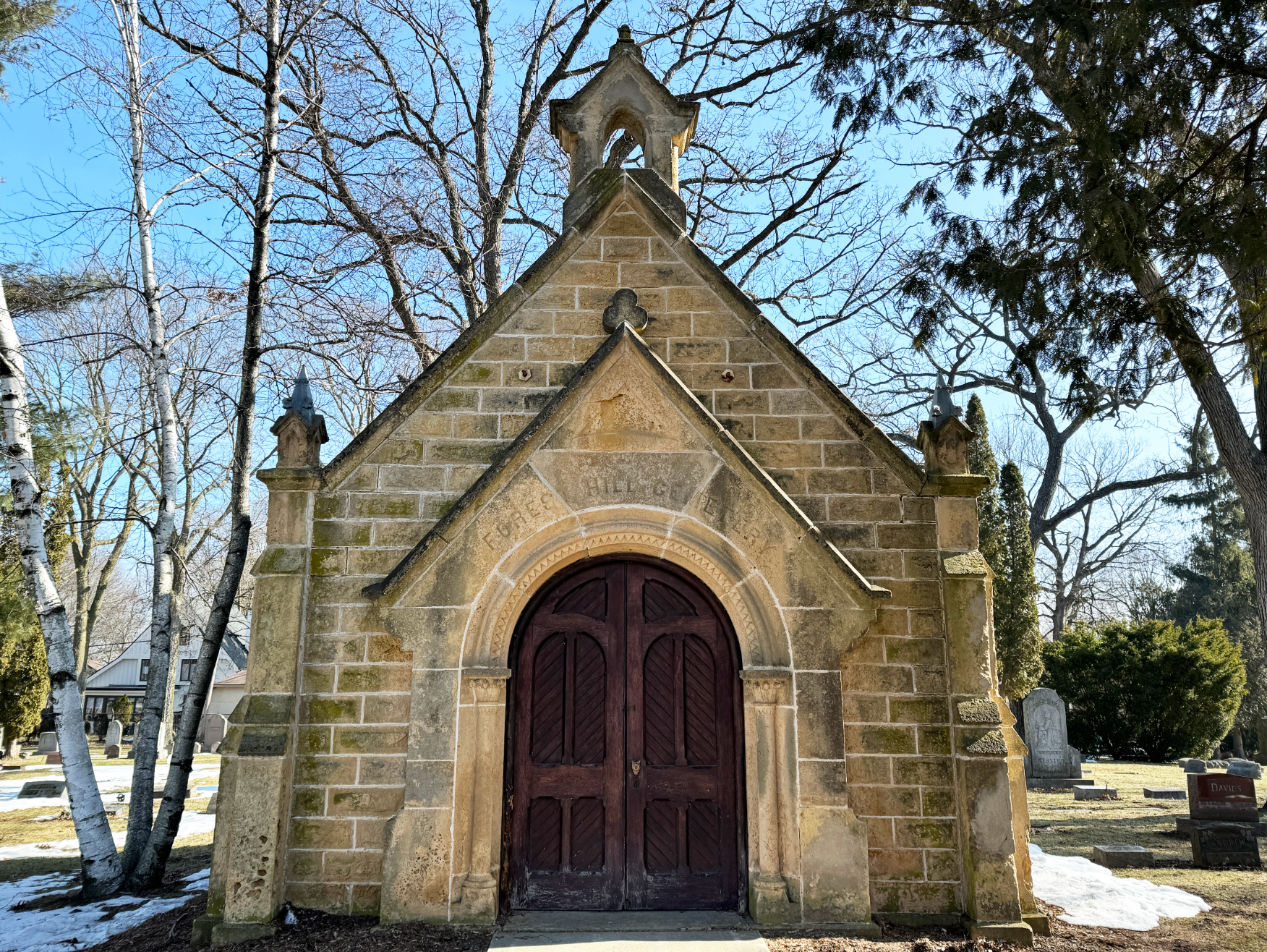 Forest Hills Cemetery entrance
