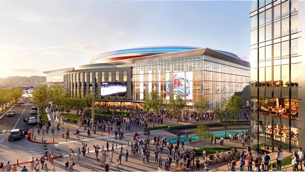 Rendering of the Ball Arena expansion.