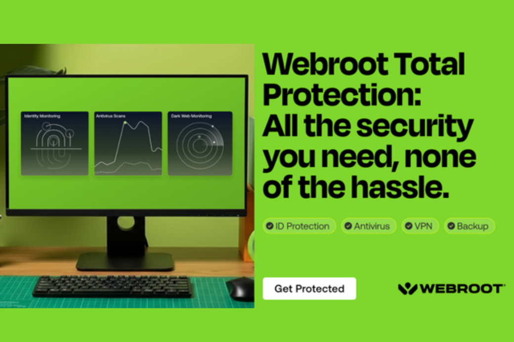 Display at for Webroot 