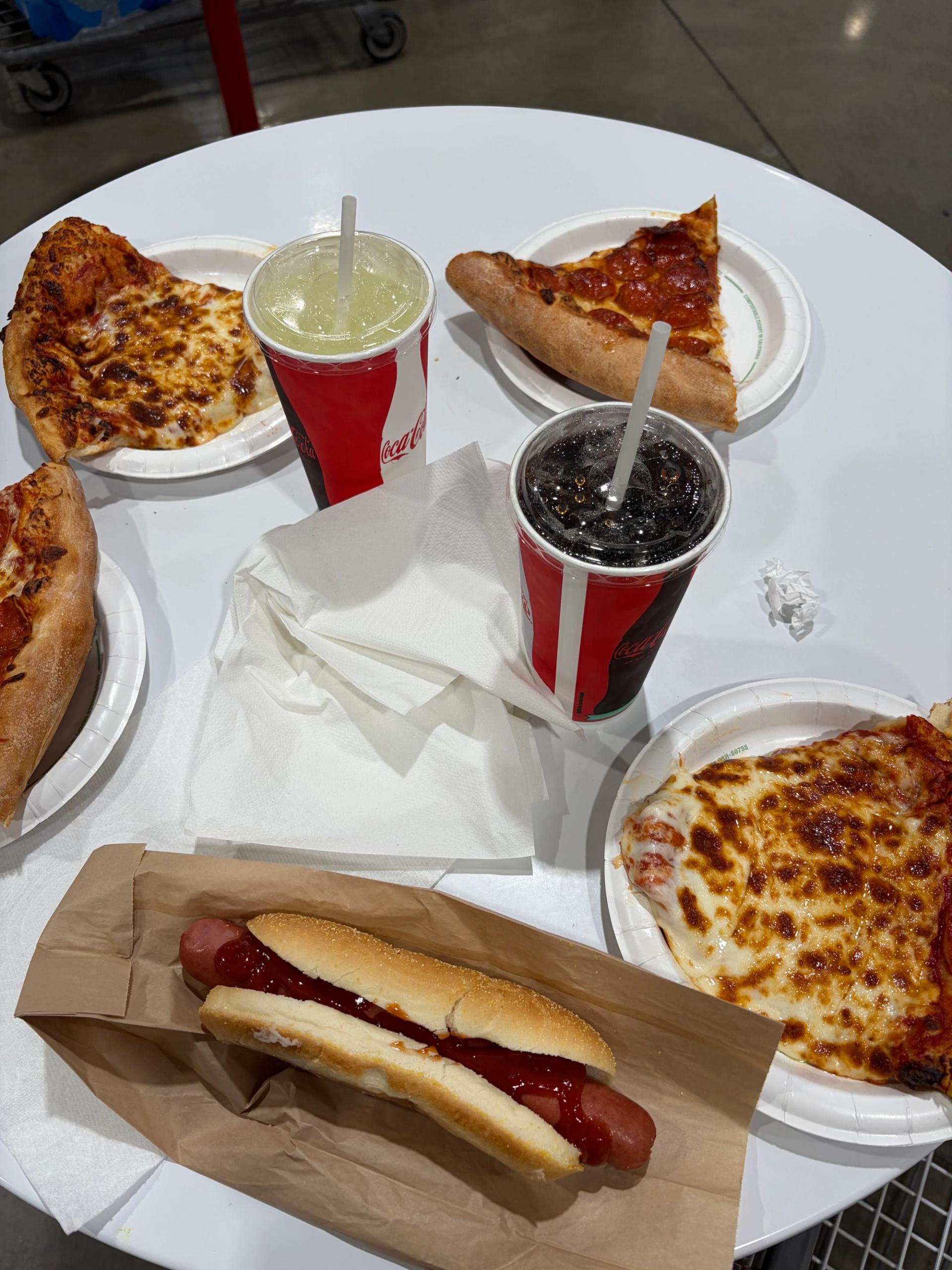 Did you know a single slice of cheese pizza from Costco has 44 grams of protein!? (Ashley Smith / City Cast)