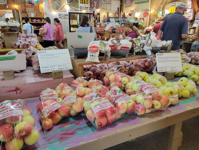 Lapacek's Orchard in Poynette has a fully stocked farm store, with pre-bagged apples including a popular baker's mix with three to five varieties.