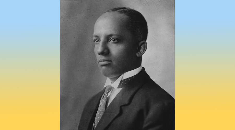Carter G. Woodson, the “father of Black history,” photographed in 1915.