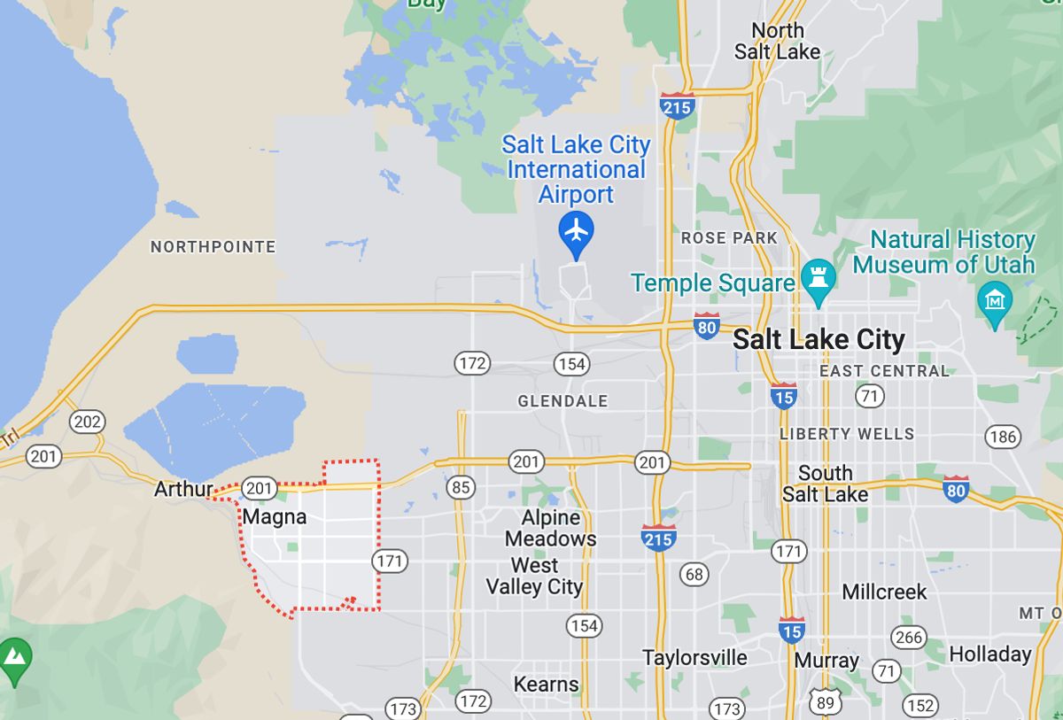 Magna Utah To Salt Lake City