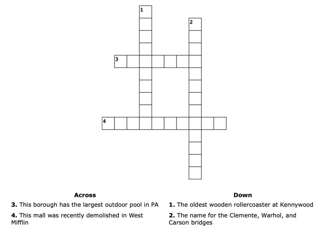 Custom crossword puzzle image.