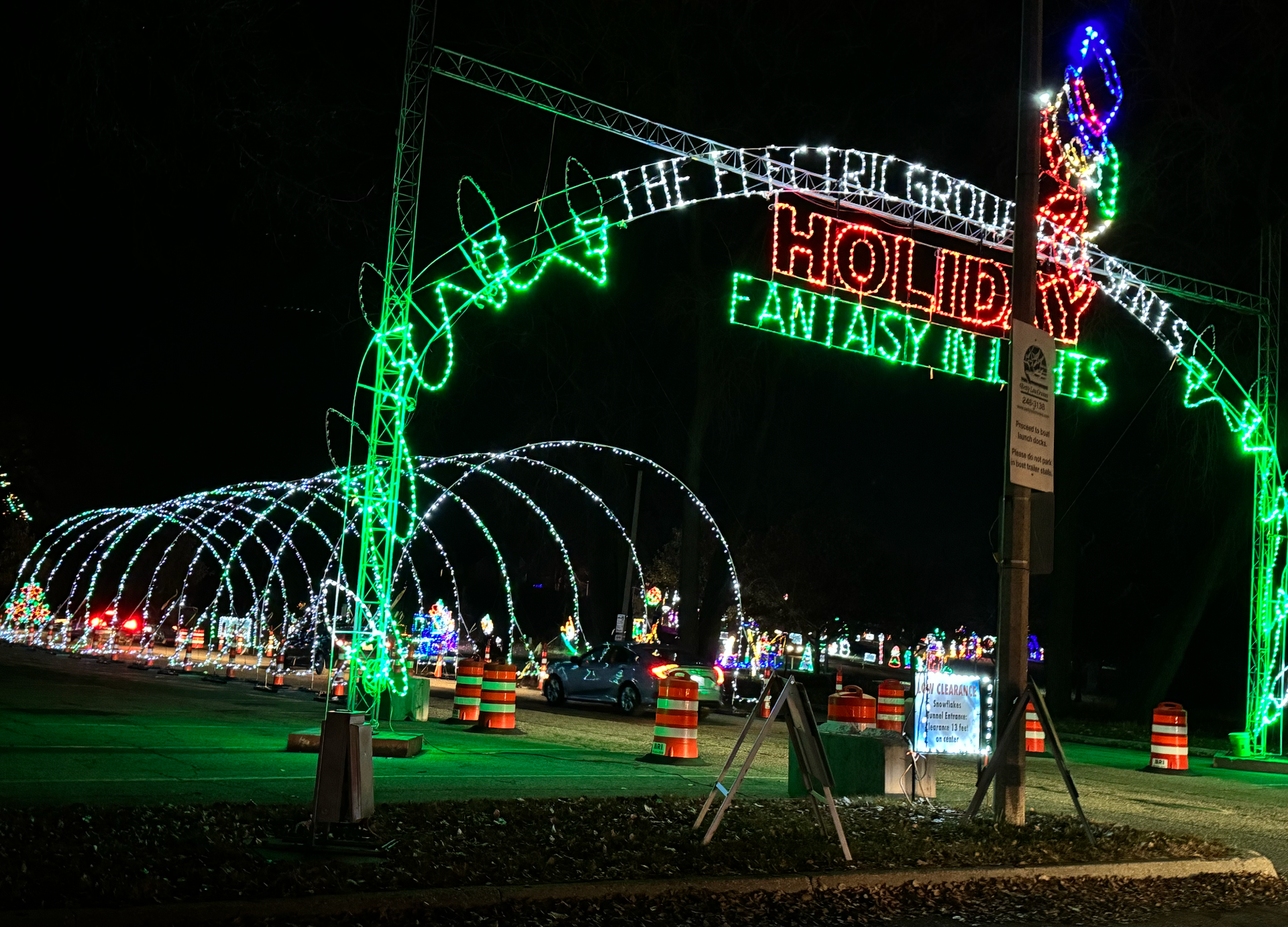 holiday fantasy lights display