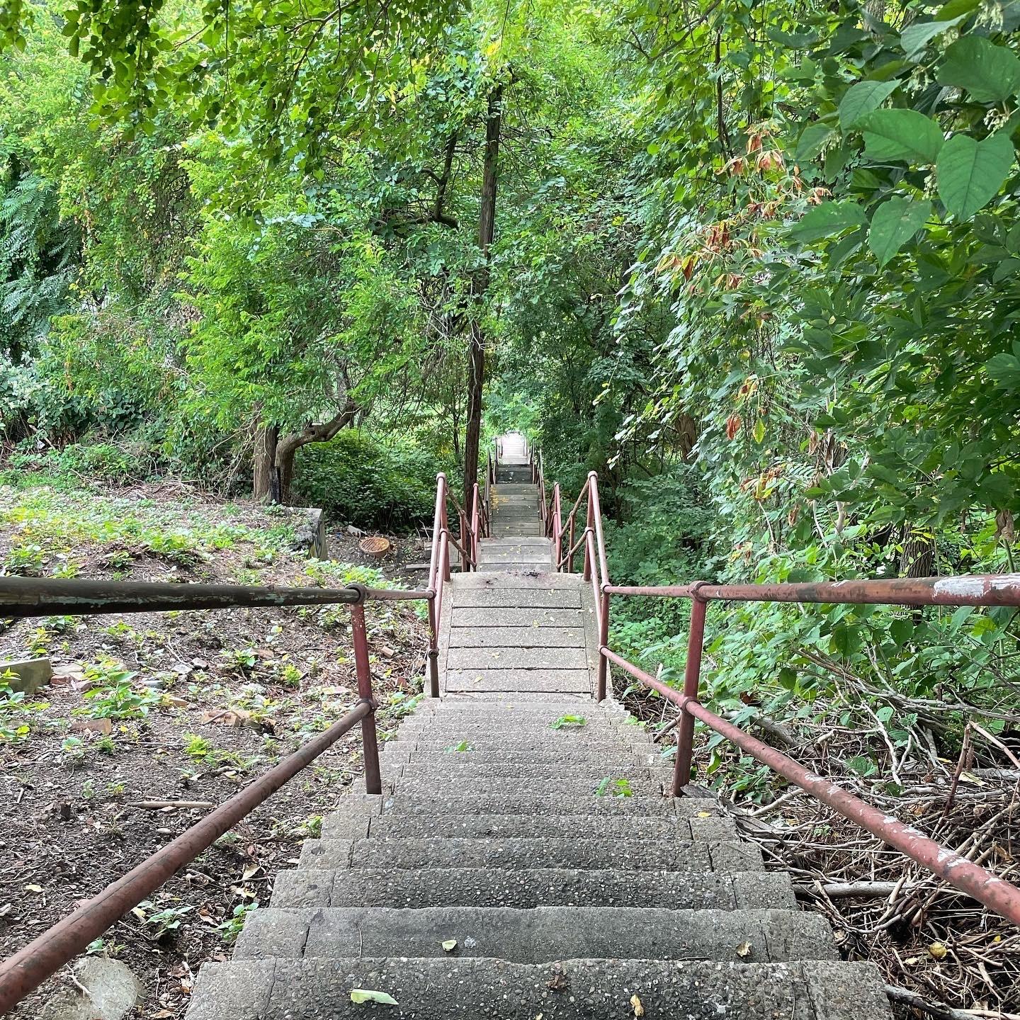 Troy Hill city steps