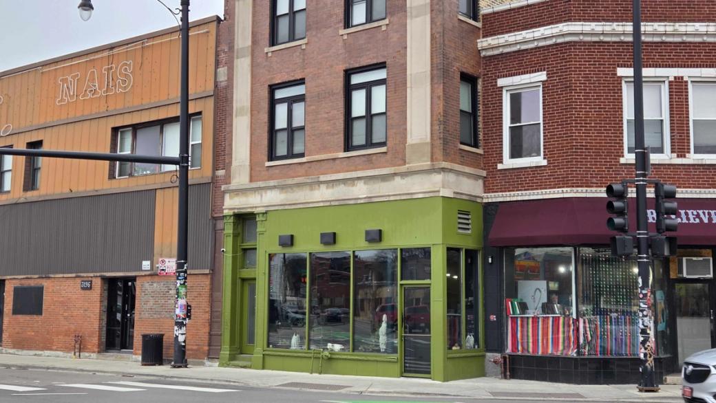 Exterior photo from street of Warlord restaurant in Avondale