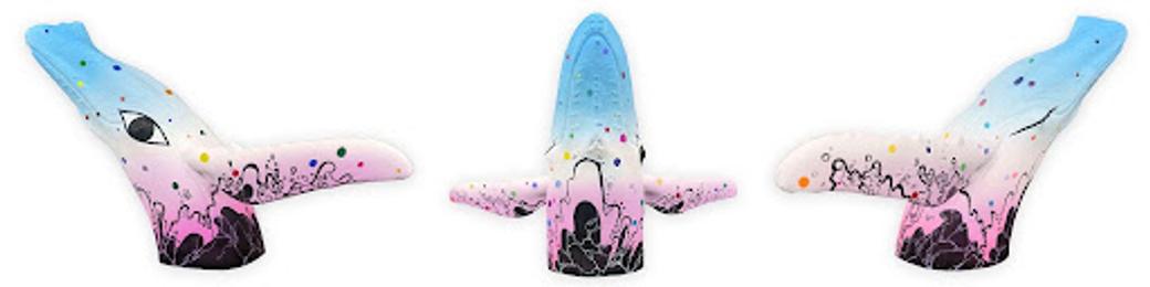 Picture of gradient whale. 