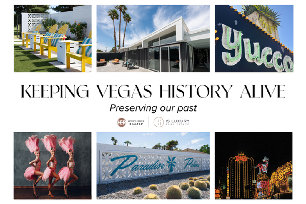 Diaplay Ad: Keep Las Vegas History Alive, which features iconic images of Las Vegas History