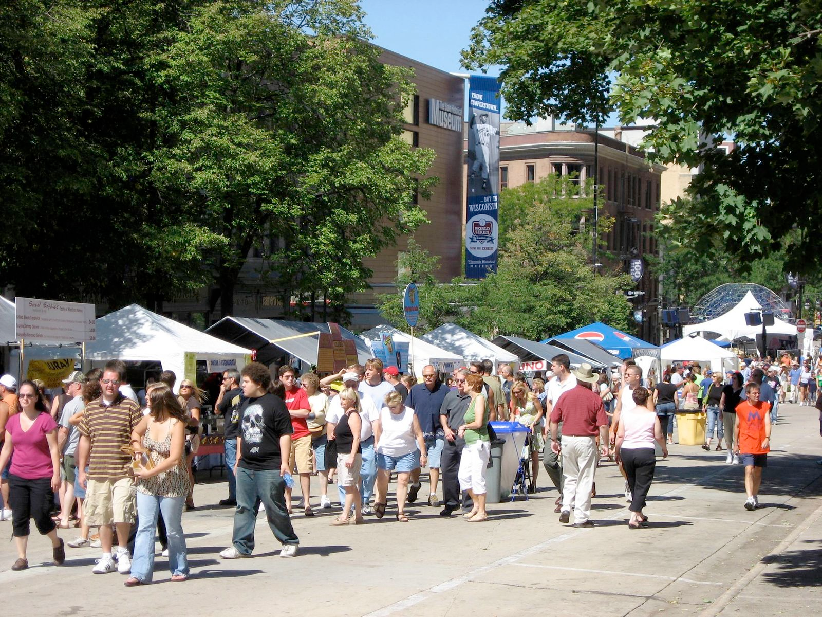 Taste of Madison is expected to welcome more than 250,000 to the Capitol Square this weekend. (beautifulcataya/Flickr)