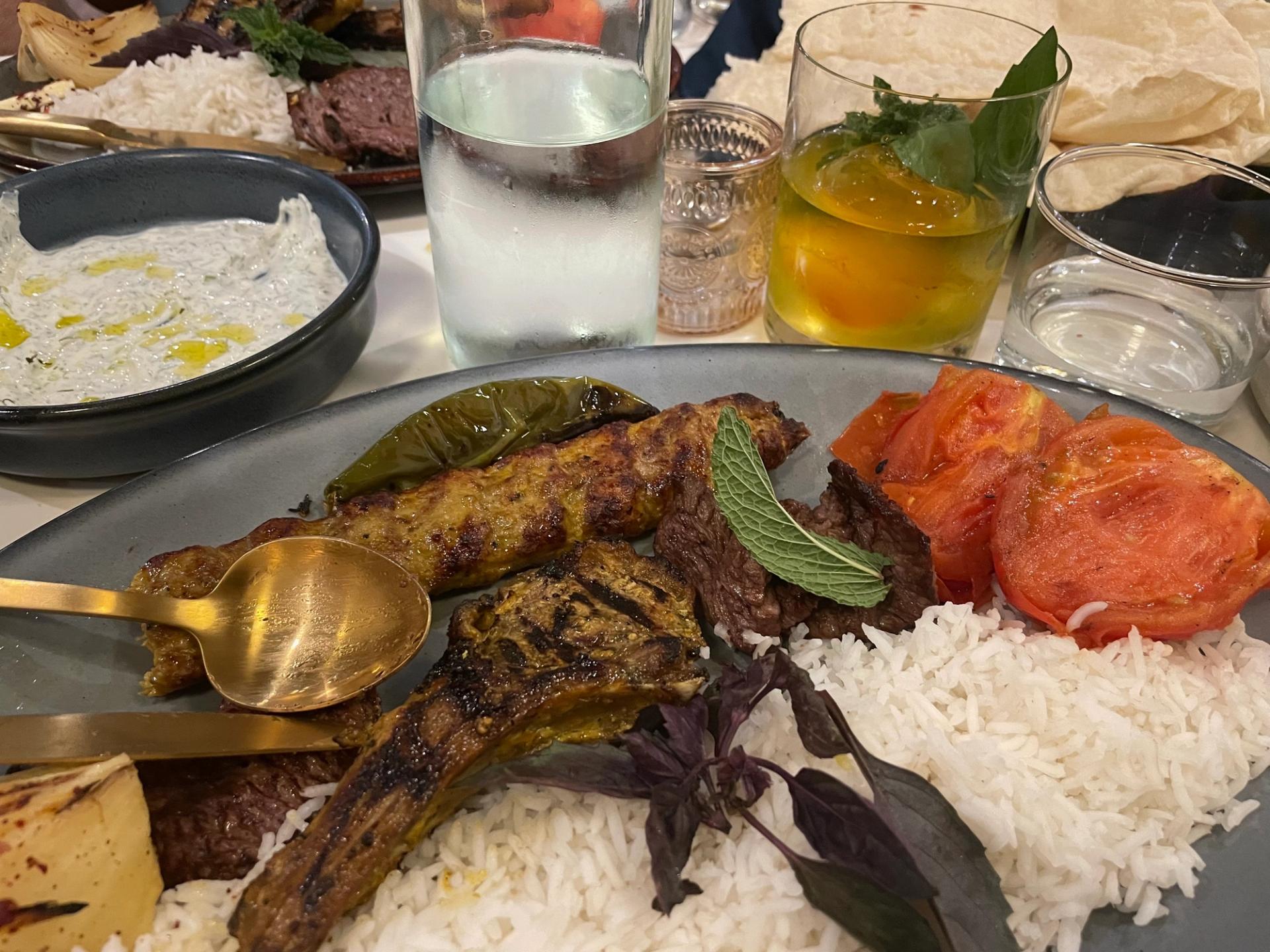 The Soltani platter at Joon.