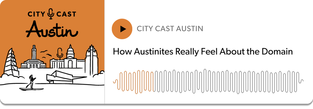 An image of a podcast player. 