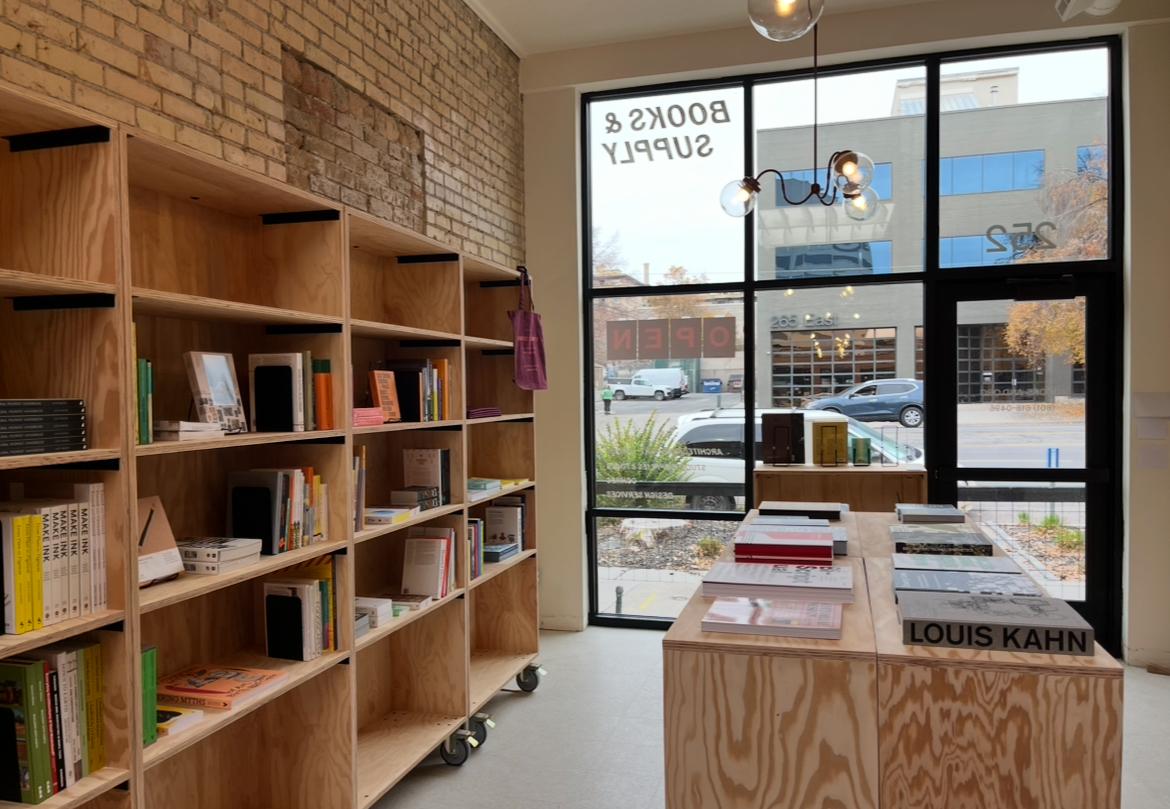 Inside Books & Supply.