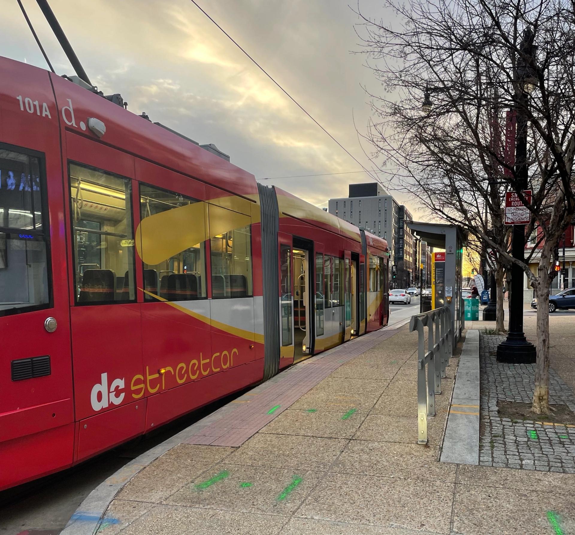 H Street NE street car.