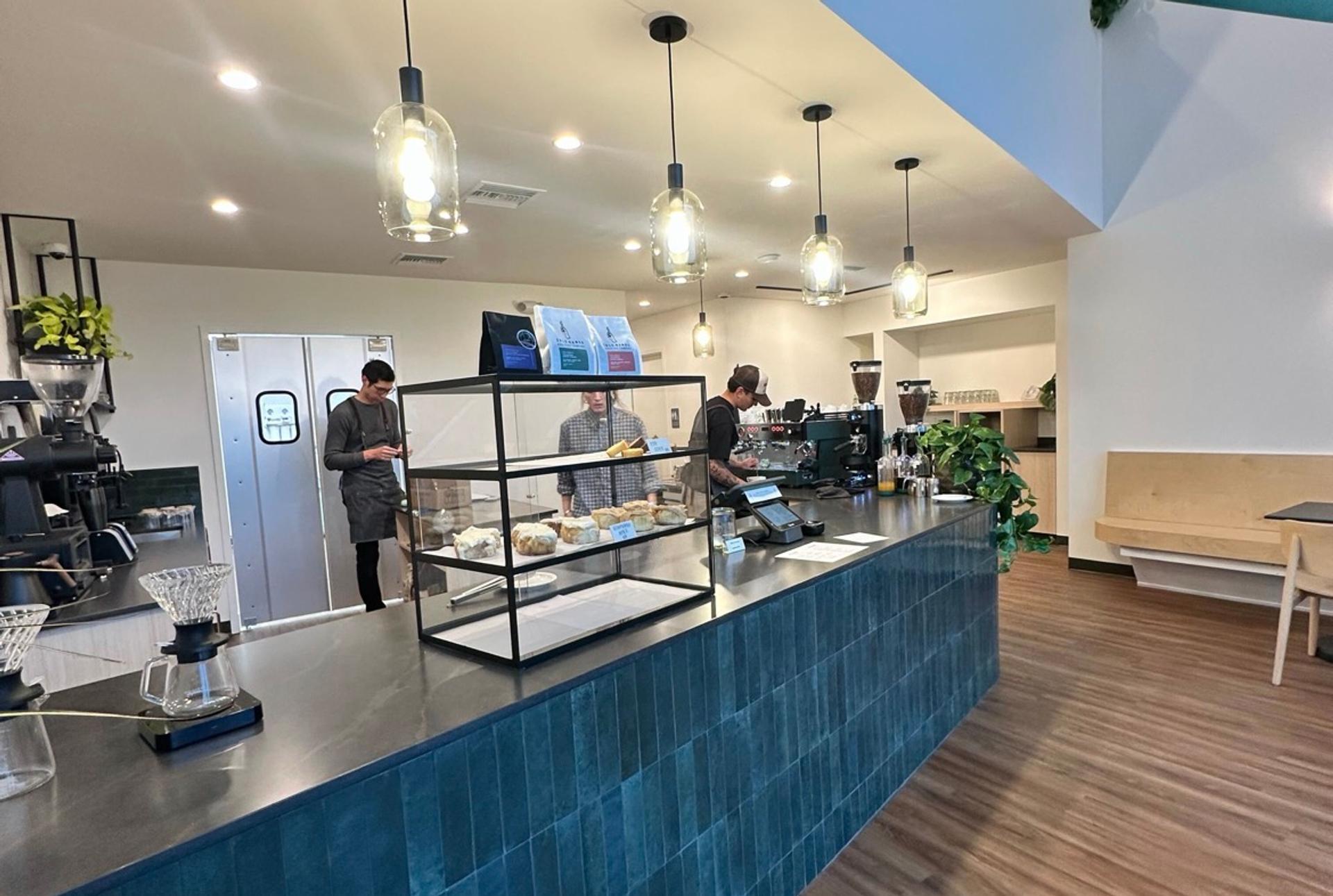 Perch Coffee counter.